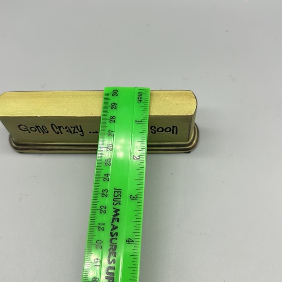 Gone Crazy paper weight or self sitter decor - Picture 6 of 7